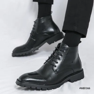 Serrated Step Martin Boots